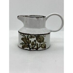 Stonehenge Midwinter Greenleaves Pattern Made in England, Creamer Pitcher